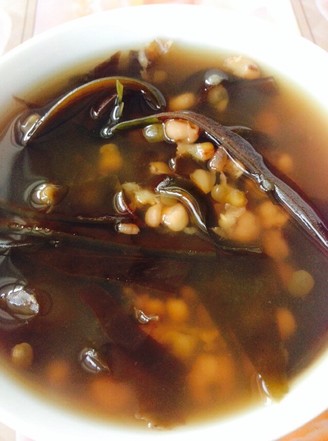 绿豆海带薏米甜汤的做法