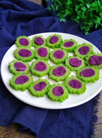 苦瓜紫薯凉糕的做法