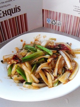 菠菜梗炒白菜条