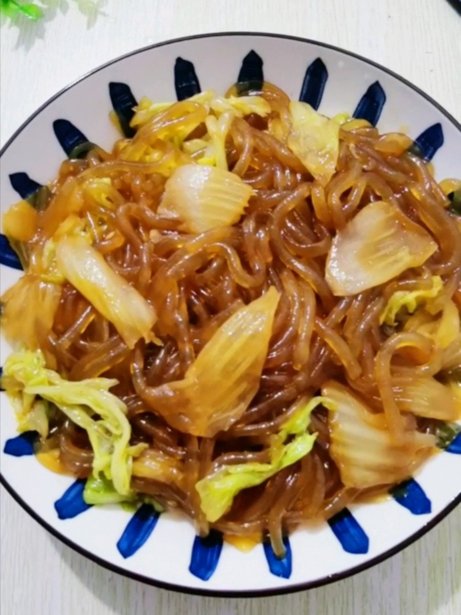 白菜炒粉条