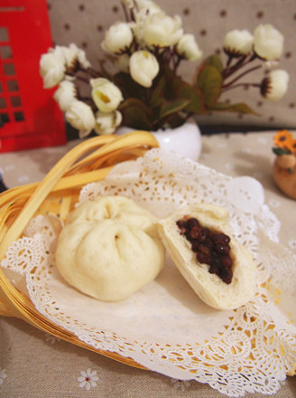 红豆沙早餐包