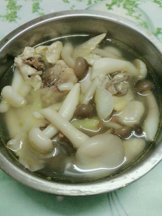菌菇土鸡汤的做法