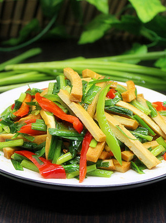 麻辣韭菜炒香干