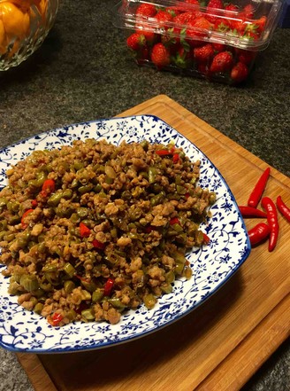 酸豆角肉沫